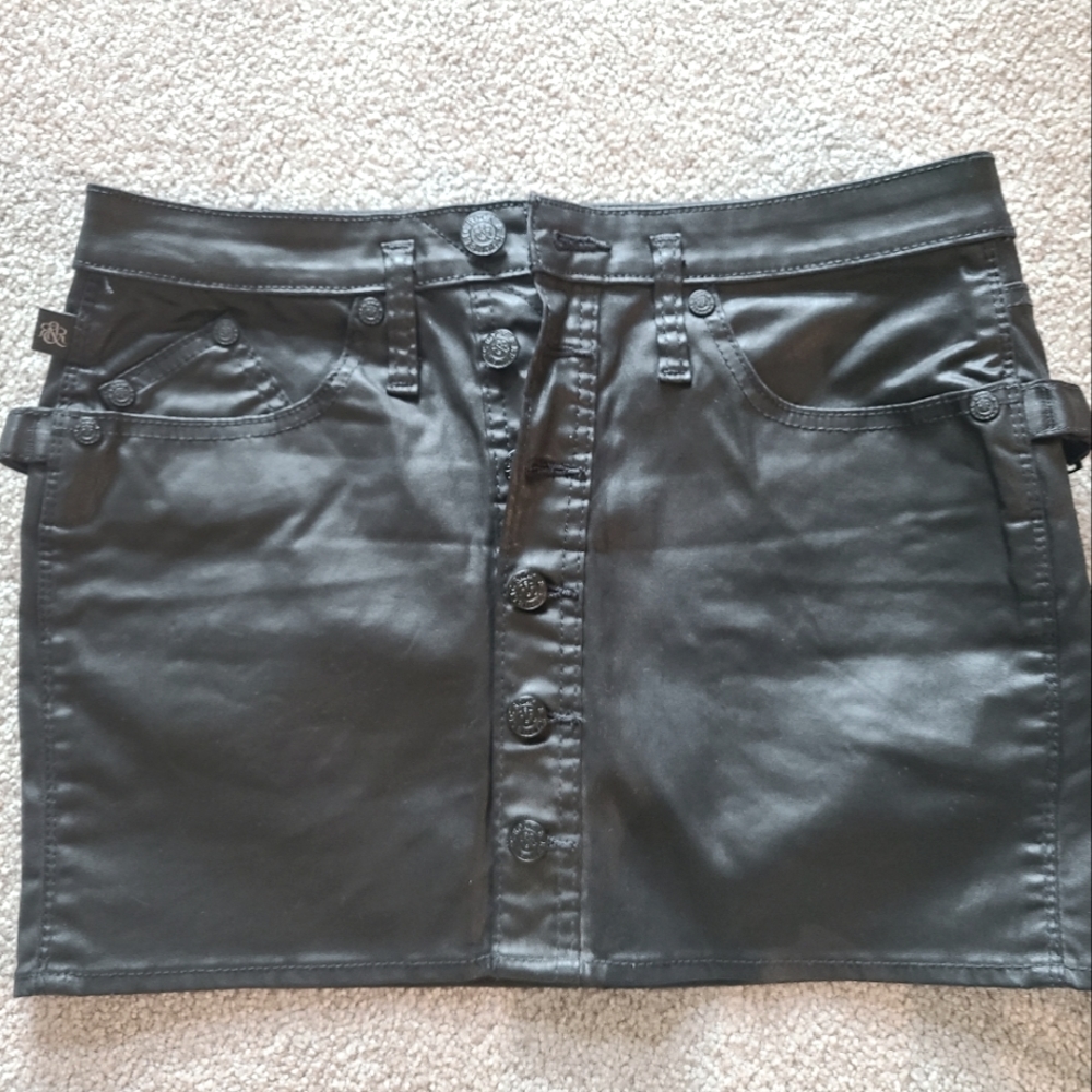 Pleather skirt